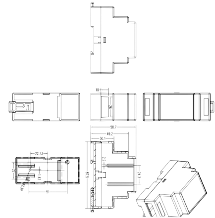 NY-401D 導(dǎo)軌式測(cè)溫接收主機(jī)(圖1)